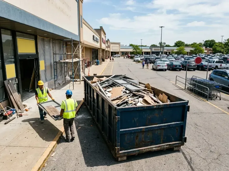 retail-store-renovation-debris-003 — frequently asked questions, Roll-off Dumpster Rentals in Portage Lakes, OH
